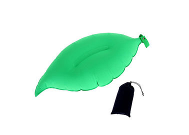 Πράσινο διογκώσιμο υλικό αφρού μνήμης μαξιλαριών ταξιδιού με την τσάντα αποθήκευσης προμηθευτής